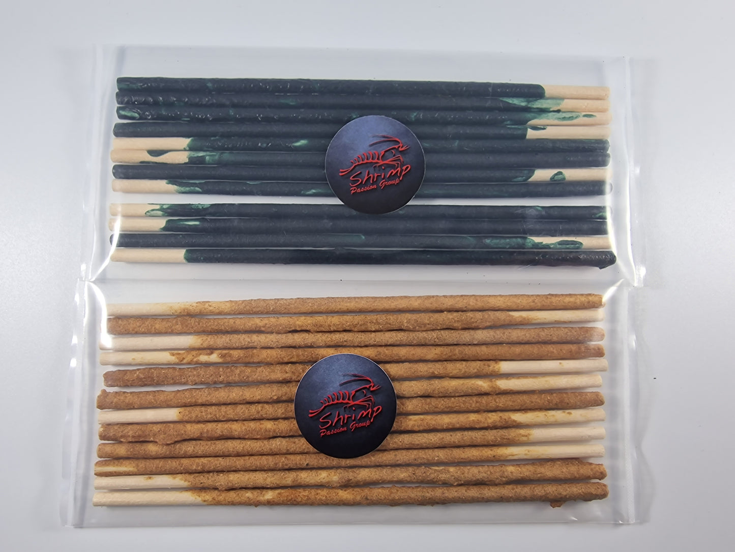 Shrimp Lollies Sticks For Aquarium Shrimp and Snails - Pack of 24 Mixed Sticks - Food for Red Cherry, Crystal, Tiger shrimp, Snails