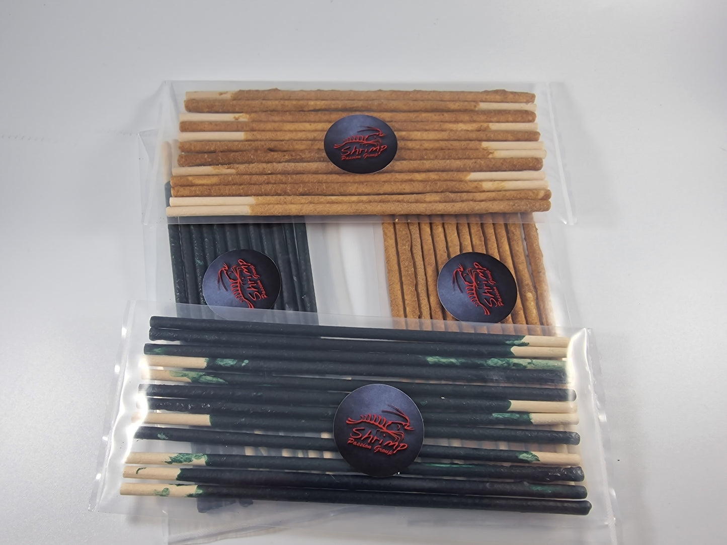 Shrimp Lollies Sticks For Aquarium Shrimp and Snails - Pack of 24 Mixed Sticks - Food for Red Cherry, Crystal, Tiger shrimp, Snails